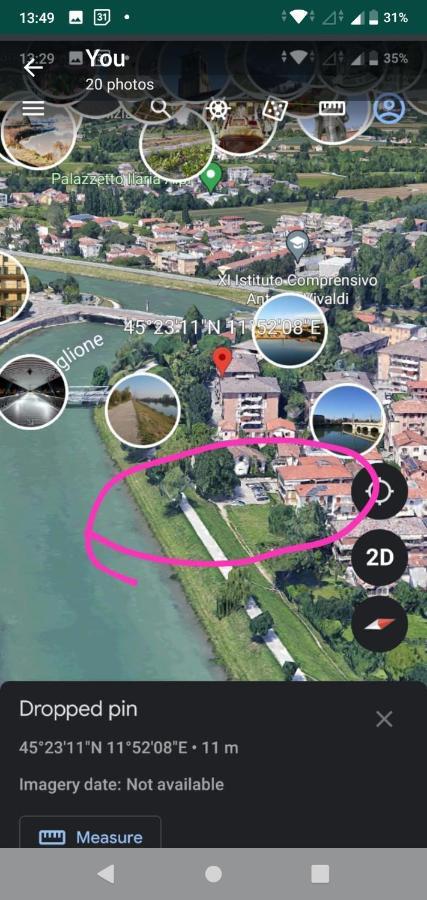 Vicino Al Prato Della Valle Intero Appartamento Parcheggio Facile Di Fronte Padua Buitenkant foto